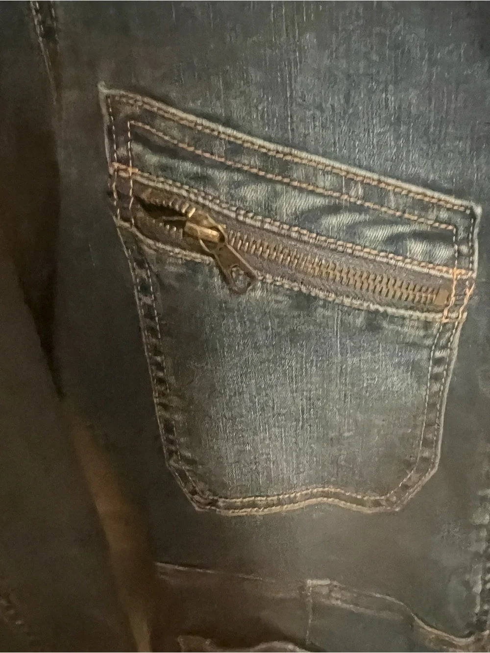 Free People Lennox Denim Jumpsuit size M